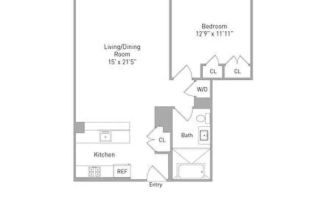 1 bed, 1 bath, 827 sqft, $7,995, Unit 903