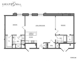 2 beds, 2 baths, 1,362 sqft, $2,858