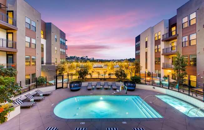 Lap Pool at The Rylan Apartments