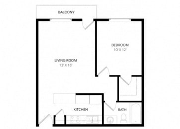 Continental Apartments - Floorplan