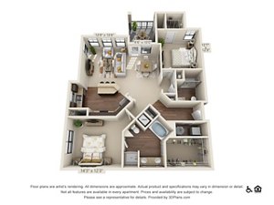 2 beds, 2 baths, 1,281 sqft, $1,815