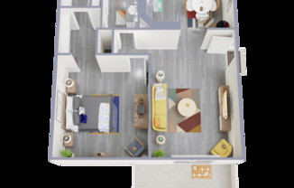 1 bed, 1 bath, 773 sqft, $925