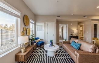 Living Room Views at Parq Crossing Apartments