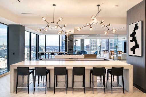 Amenities Center at 220 Meridian, Indianapolis, IN 46204