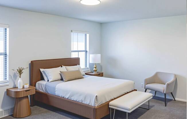 Renovated Townhome Bedroom