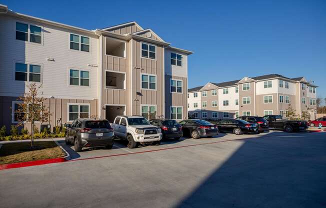 a parking lot tx at 55 Fifty at Northwest Crossing, Texas