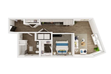 1 bed, 1 bath, 762 sqft, $2,100