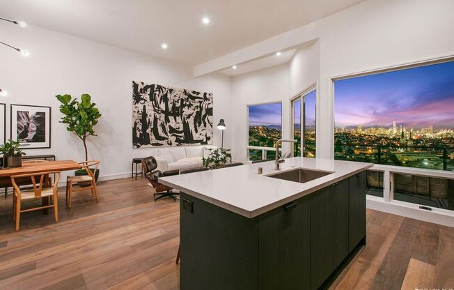 **PRE-MARKET OPPORTUNITY** Glen Park: Impressive Top Floor Unfurnished 2 Bed 2 Bath with Private Deck, Views, Garage Parking, & In-Unit Laundry