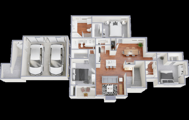 3 beds, 3 baths, 1,631 sqft, $2,295