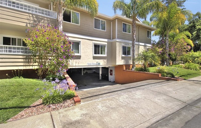 Exterior Landscape at Laurel Grove Apartments, California