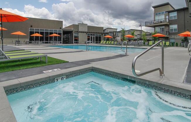 Hot Tub And Spa at Lofts at 7800 Apartments, Midvale, Utah