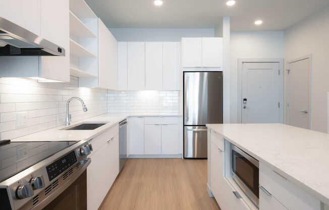 Kitchen with Stainless Steel Appliances