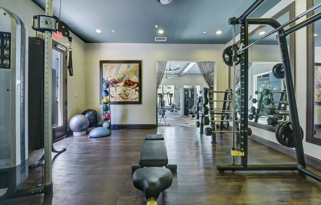 Fitness Center with Separate Spin Room, at SETA, 7346 Parkway Dr