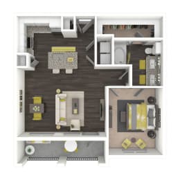 1 bed, 1 bath, 798 sqft, $1,448