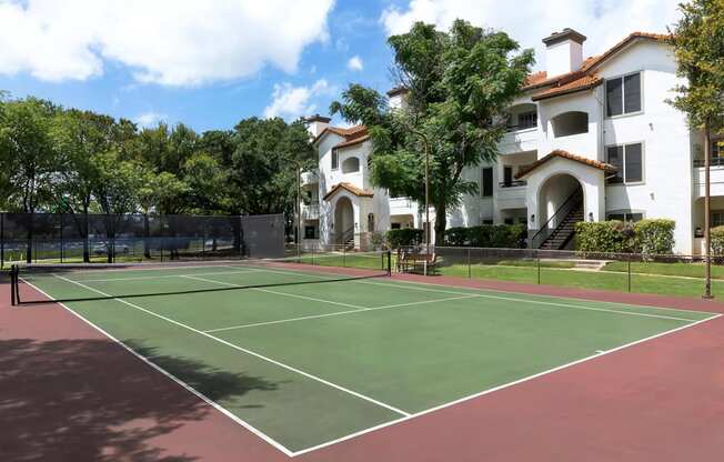 Mesa Verde Outdoors Full Outdoor Tennis Court with Lighting