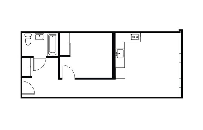 1 bed, 1 bath, 550 sqft, $1,525, Unit 805