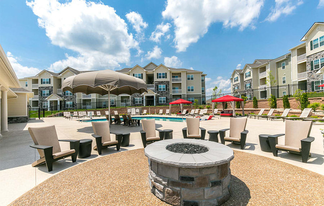 Outdoor Fire Pit at Aventura at Maryland Oaks, St. Louis