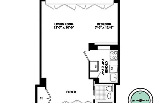 Studio, 1 bath, 700 sqft, $5,000, Unit 3D
