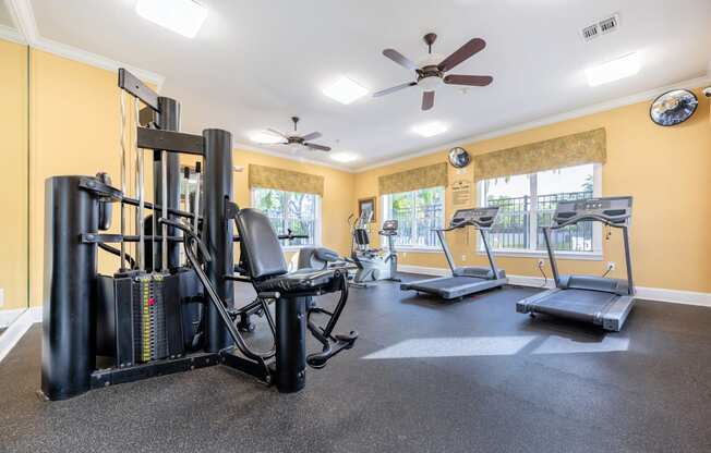 Fitness Center at Brandywine Affordable Apartments in Tampa FL