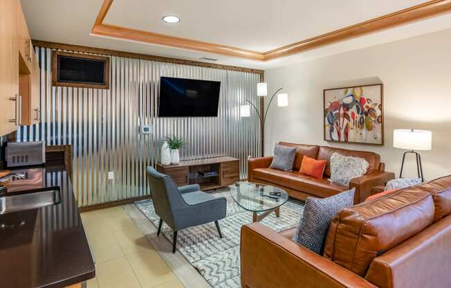 Resident Lounge at The Enclave Luxury Apartments