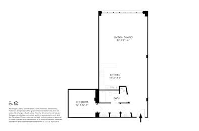 1 bed, 1 bath, 1,160 sqft, $2,240