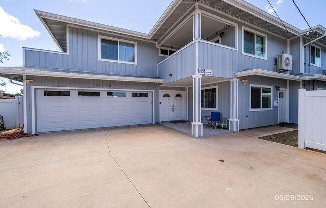 Available now! $3800 3BR/2BA Ewa Beach Unit - 1,400SqFt with  2 power walls and 28 solar panels