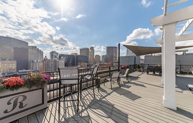 Rooftop Lounge With Conversation Area  at Renaissance at the Power Building, Ohio