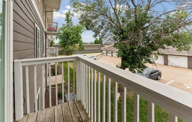 Balcony with Wooded Views