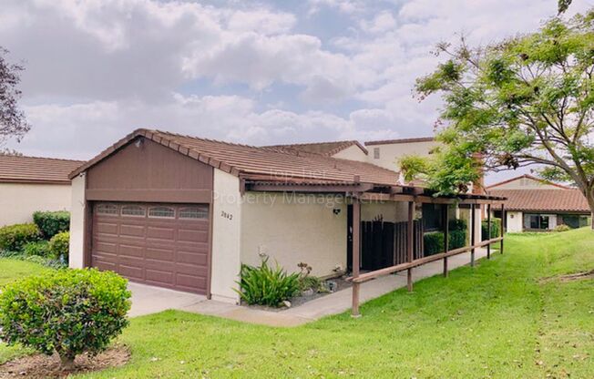 Very nice 3 Bd/2 Ba, single-story, 1581sf Duet in North Escondido available now for lease!
