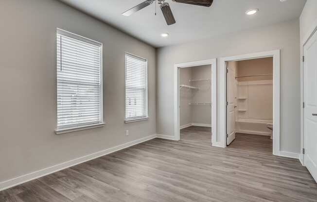 Bedroom with Closet