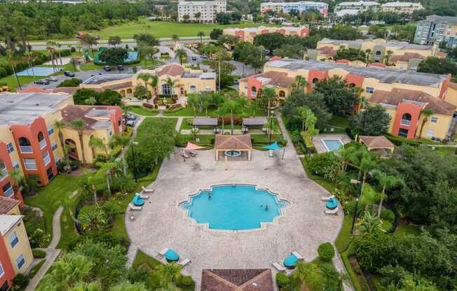 Aerial View of Mission Club Apartments in Orlando, FL