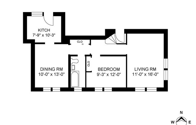 1 bed, 1 bath, 651 sqft, $1,635, Unit 4500-G