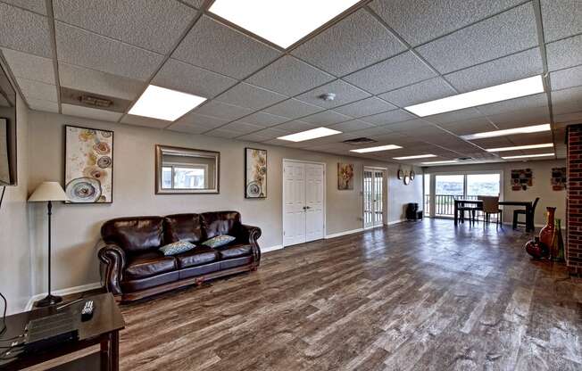 Spacious Clubhouse Area at Highland Club Apartments, Watervliet, NY, 12189