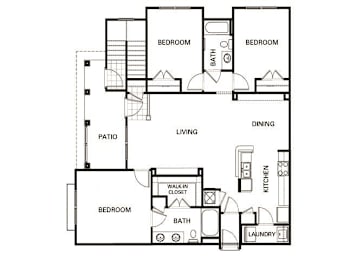 3 beds, 2 baths, 1,378 sqft, $2,336