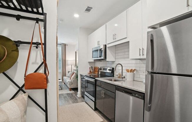 Large Kitchen at Link Apartments® Montford, Charlotte