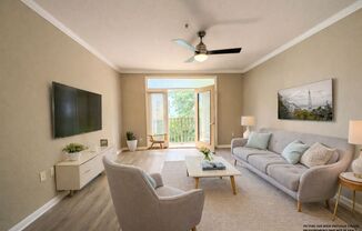 Cozy, updated 1x1  621 square feet with balconette