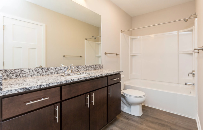 Traditional Bathroom | Apartments Des Moines, Iowa | 5Fifty5