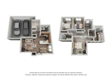 3 beds, 2 baths, 1,351 sqft, $3,319