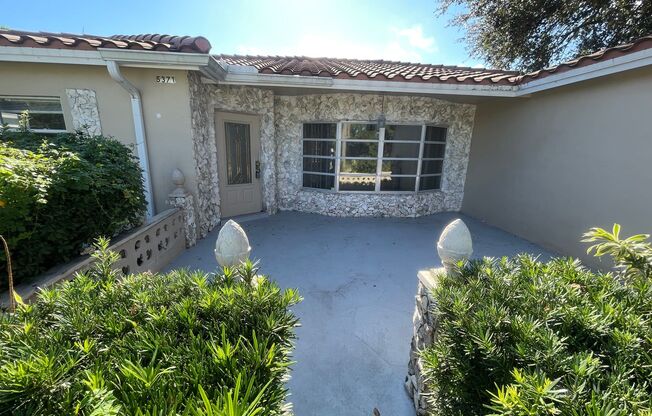 Renovated 3 bedroom, 2 bath, Single Family home with 1 car garage and fenced in back yard in Margate.