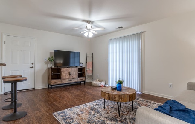 Spacious living room at Barton Farms in Greenwood, IN 46143