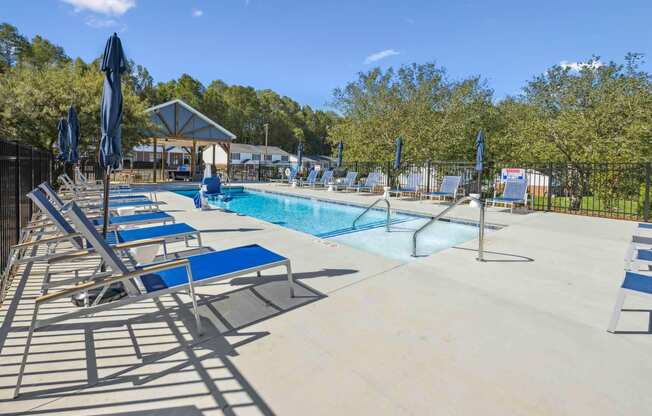 the swimming pool at the resort on cuttyhunk