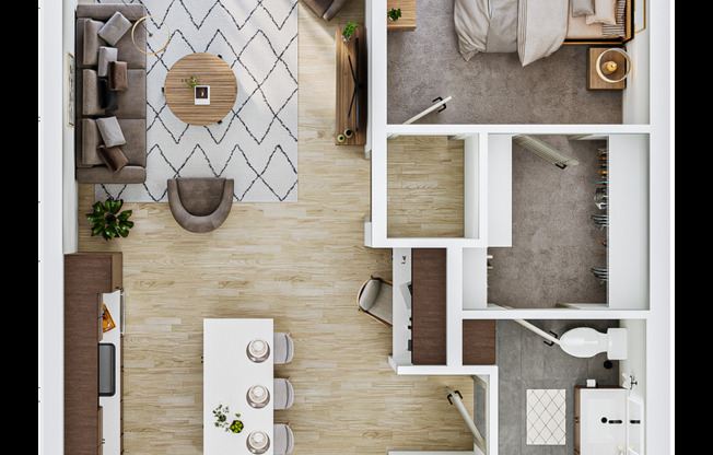 1 bed, 1 bath, 908 sqft, $2,210, Unit 207