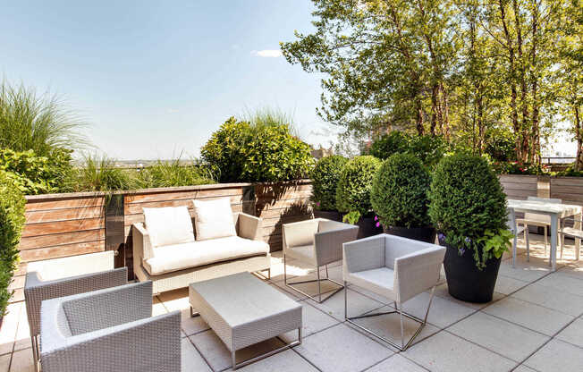 Landscaped Rooftop Deck