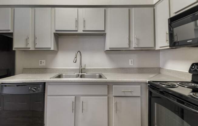 Kitchen at Carrington Apartments in Hendersonville TN March 2021