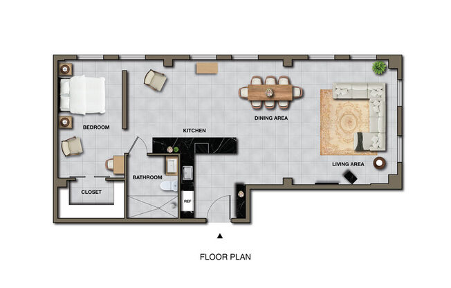 1 bed, 1 bath, 1,050 sqft, $3,300, Unit 313