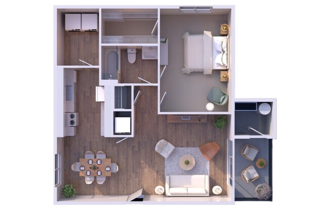 1 bed, 1 bath, 600 sqft, $975