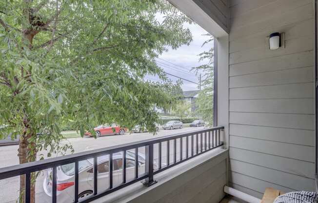 Spacious Balcony at The Lincoln Apartments, Raleigh, 27601