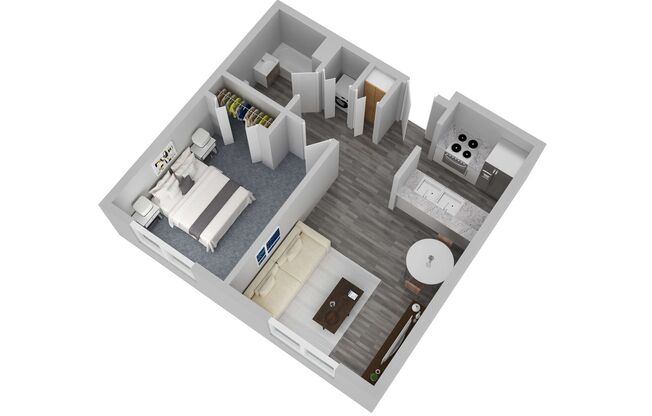 1 bed, 1 bath, 646 sqft, $2,700, Unit 810