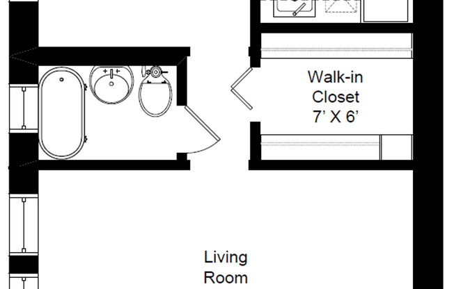 Studio, 1 bath, 450 sqft, $1,795, Unit 520-N2