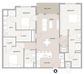 3 beds, 3 baths, 1,456 sqft, $2,039